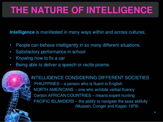 The Nature of Intelligence